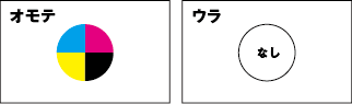 片面カラー印刷料金